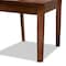 Baxton Studio Kaila Modern and Contemporary Walnut Brown Finished Wood 5-Piece Dining Set 179-11388-10899-Zoro - alternate 3